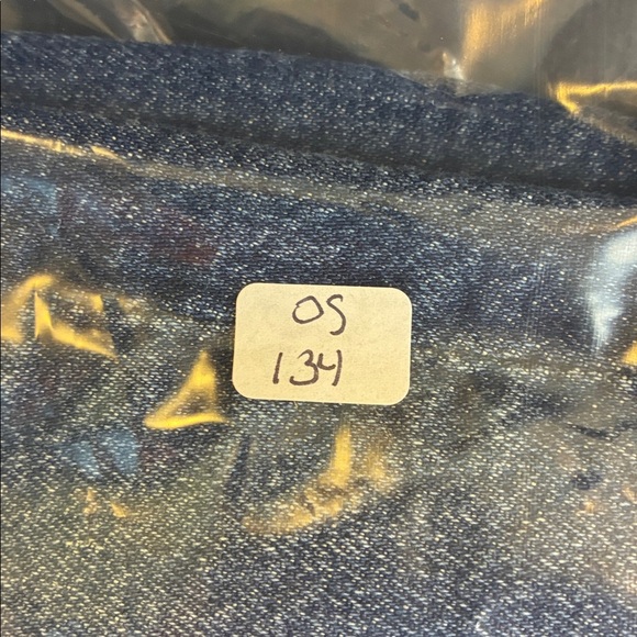 Agolde Riley Long High Rise Straight Leg Jeans Dark Blue Wash Size 31 Luxury - Picture 15 of 16